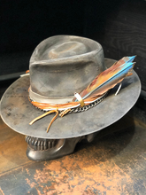 Load image into Gallery viewer, Vintage Rare Custom Hat "Feathery fire “