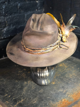 Load image into Gallery viewer, Vintage Rare Custom Hat "THE FIGHTING ROOSTER"