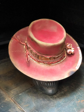 Load image into Gallery viewer, Vintage rare custom hat " Pink kush please don't blush"