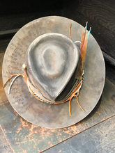Load image into Gallery viewer, Vintage Rare Custom Hat "Feathery fire “