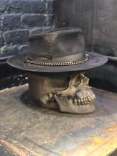 Load image into Gallery viewer, Vintage Rare Custom hat , "The bank robber was riding a bobber”