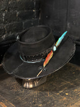 Load image into Gallery viewer, Vintage rare Custom Hat “A rainbow shade into a dark storm “
