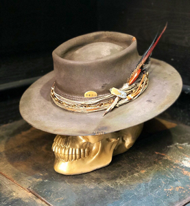 Vintage Rare Custom Cowboy Hat , " PICKED"