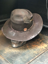 Load image into Gallery viewer, Vintage Rare Custom  cowboy hat ,   &quot;HARD WORKER&quot;
