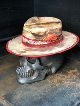 Load image into Gallery viewer, Vintage Rare Custom hat &quot;bloody peach &quot;
