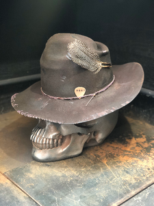 Vintage Rare Custom  cowboy hat ,   "HARD WORKER"