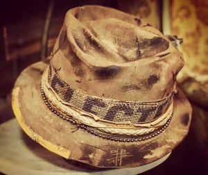 Vintage Rare Custom cowboy hat , "THE GUNNY SACK"