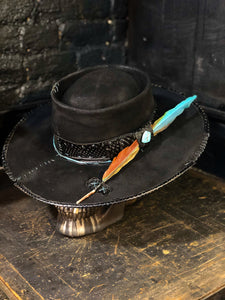 Vintage rare Custom Hat “A rainbow shade into a dark storm “